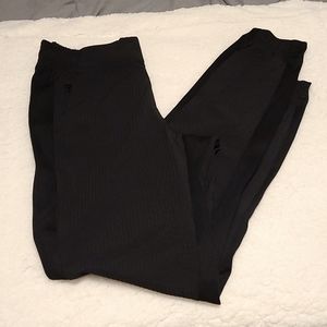 Athleta Textured Joggers, Size 0, Black